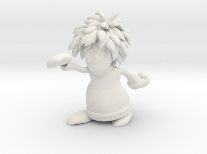 Lemming Basher (Small and White) 3d printed 