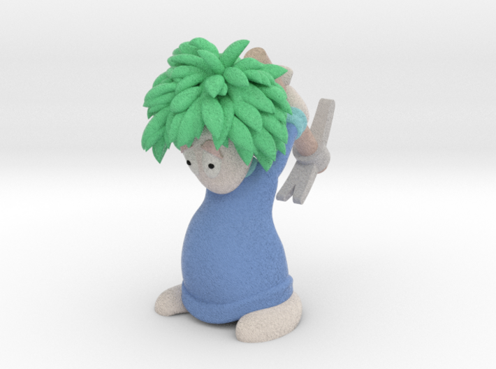 Lemming Miner (Large and in Color) 3d printed 