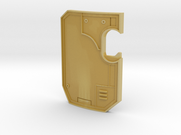 Base Right-Handed: Terminator Wall Shields 3d printed 