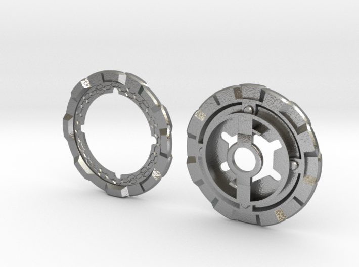 Steel Wheel - Fractal 3d printed