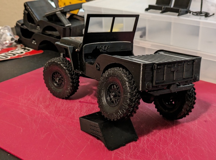 Axial SCX24 Willys Jeep Body 3d printed 