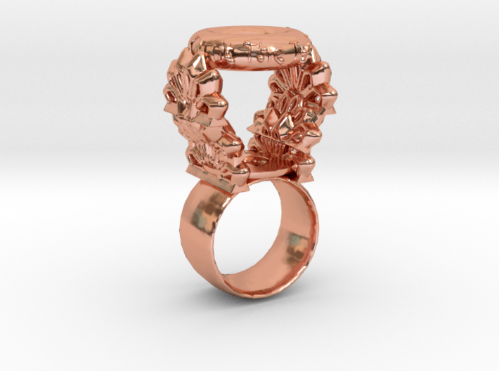 &quot;Quit the Typical&quot; Ring (Size 5) 3d printed