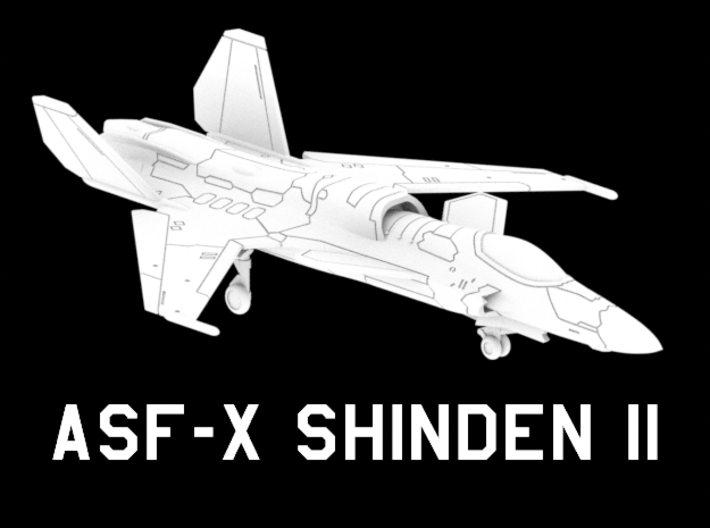 ASF-X Shinden II (Clean) 3d printed