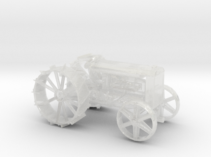 HO Scale Old Time Tractor 3d printed