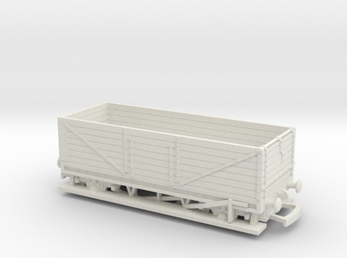 HO/OO LWB Long 7-plank wagon v2.5 Bachmann 3d printed