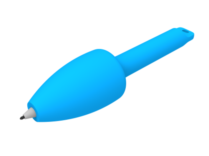 Smooth Conical Pen Grip - medium without button 3d printed 