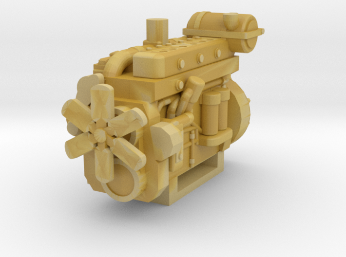 1/64th Cat D5 type engine 3d printed