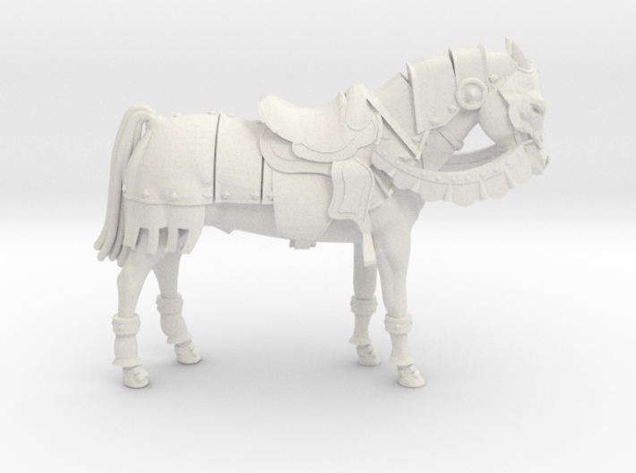 Armored Horse 3d printed