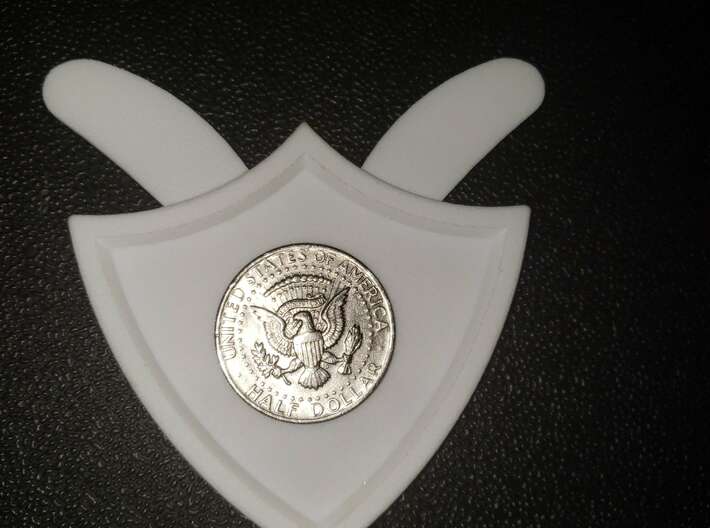 Bunny69 badge hat pin plate 3d printed 