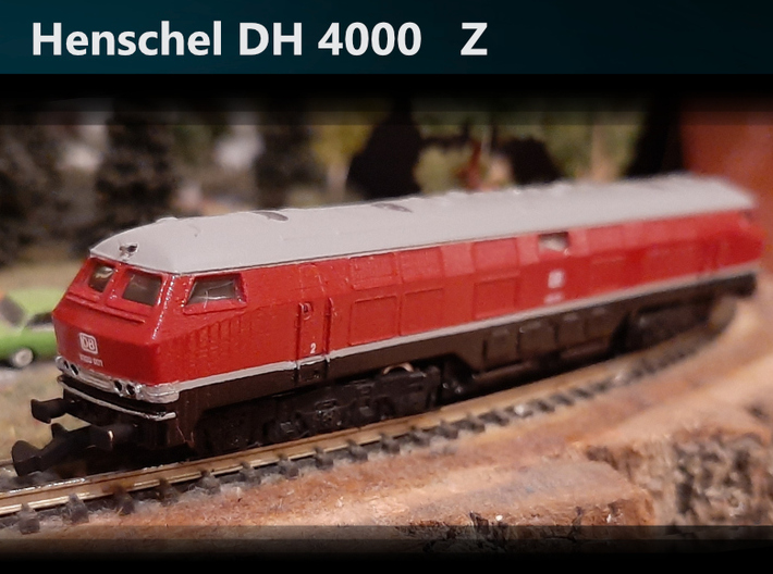 Henschel DH 4000 (V320 DB Z) [body] 3d printed Finished model by neumann_1973