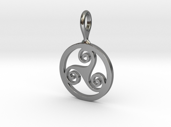 Triskelion Pendant 3d printed 