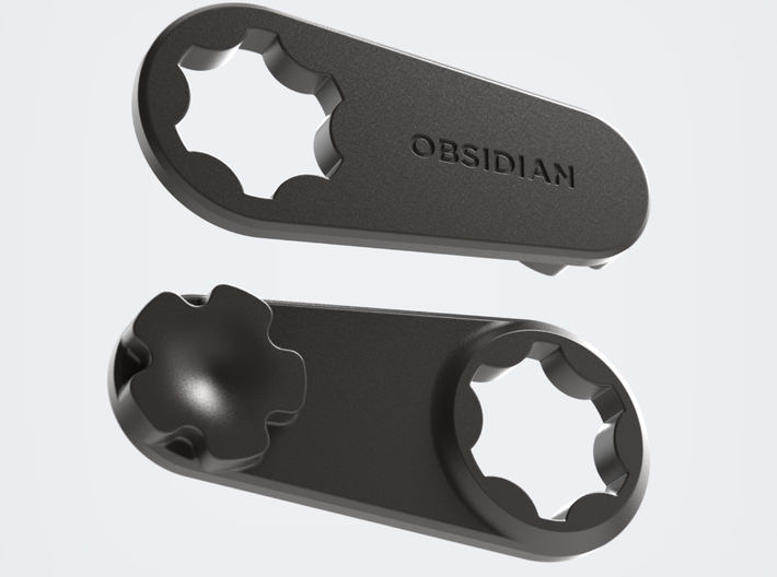 Rugged Obsidian Tool 3d printed 