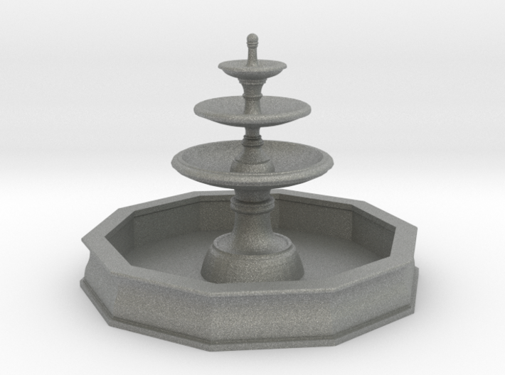 Classic Fountain 01. 1:87 Scale (HO) 3d printed