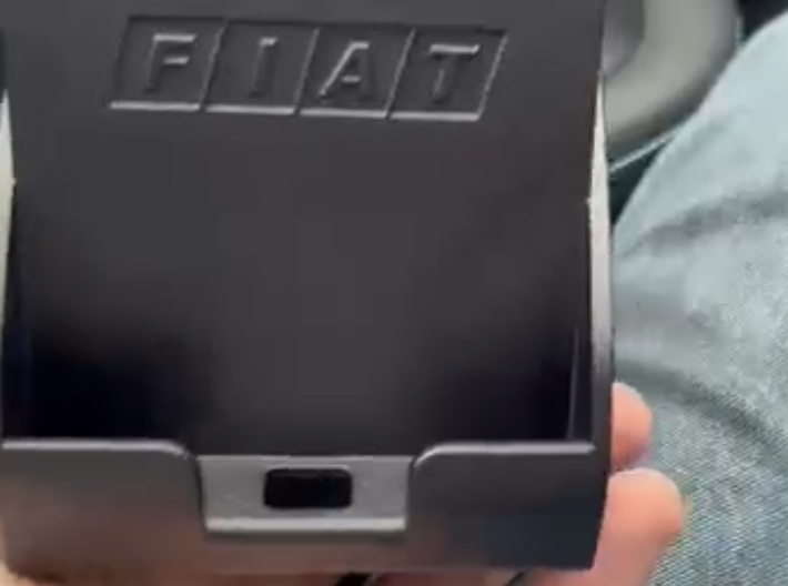 Phone mount Fiat 3d printed Black version