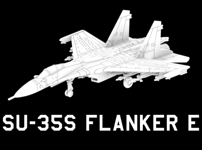 Su-35S Flanker E (Loaded) 3d printed