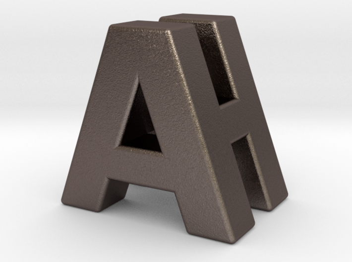 "A & H" 3d Logotype  3d printed 