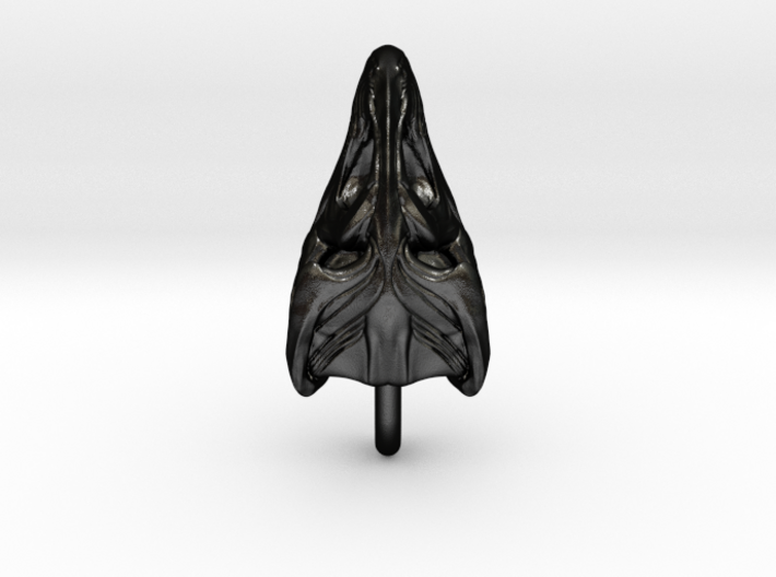 Eel Skull Charm 3d printed