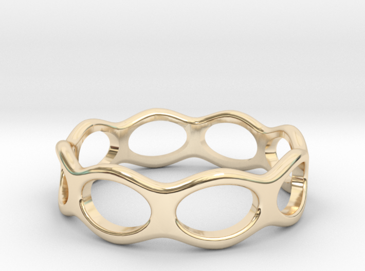 Oval Band All sizes Multisize 3d printed