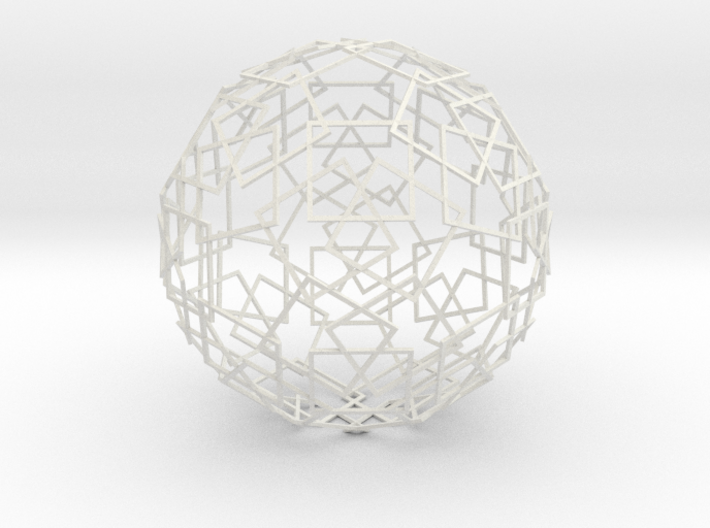 icosidodecahedron 3d printed 