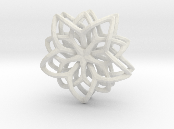 Flower Loops Pair 3d printed 