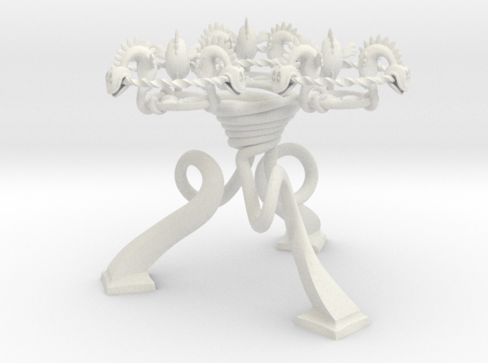 Candle Holder 'Dragons' 3d printed 