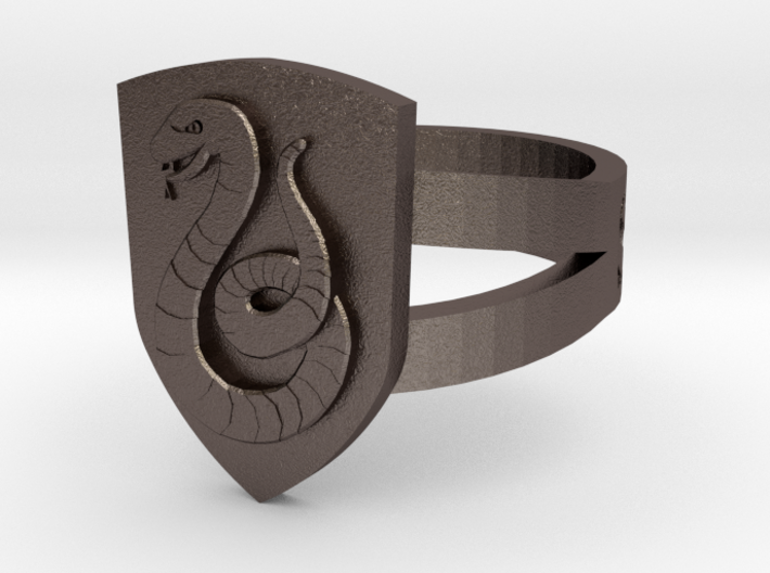 Slytherin Ring Size 10 3d printed 