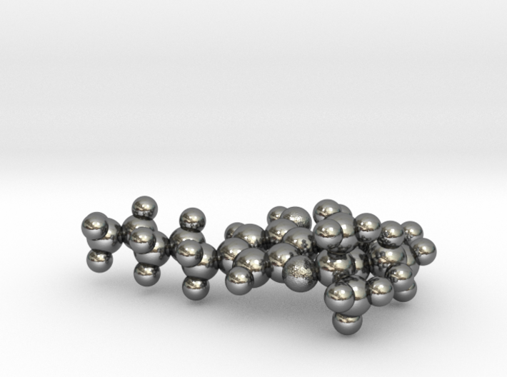 THC molecule 3d printed 
