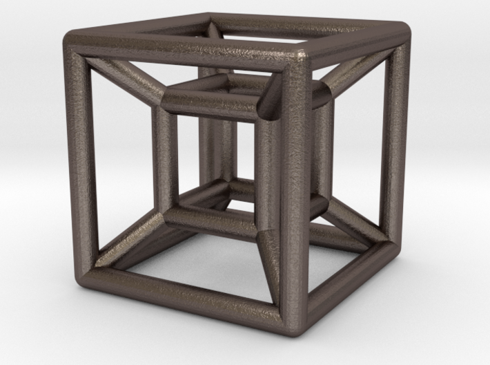 hypercube 3d printed 