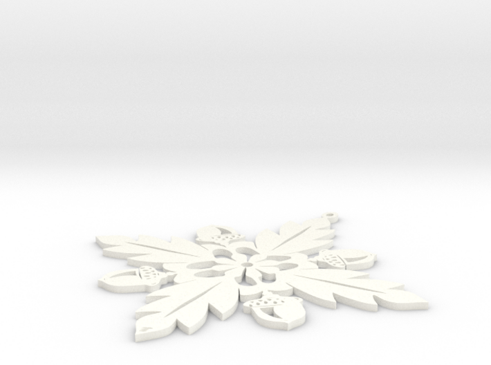 Grand Central Snowflake - Flat 3d printed 