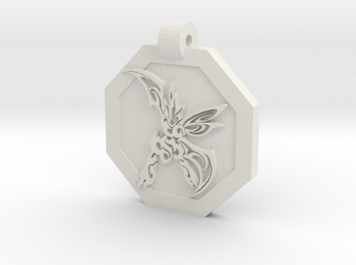 Scyther Pendant 3d printed 