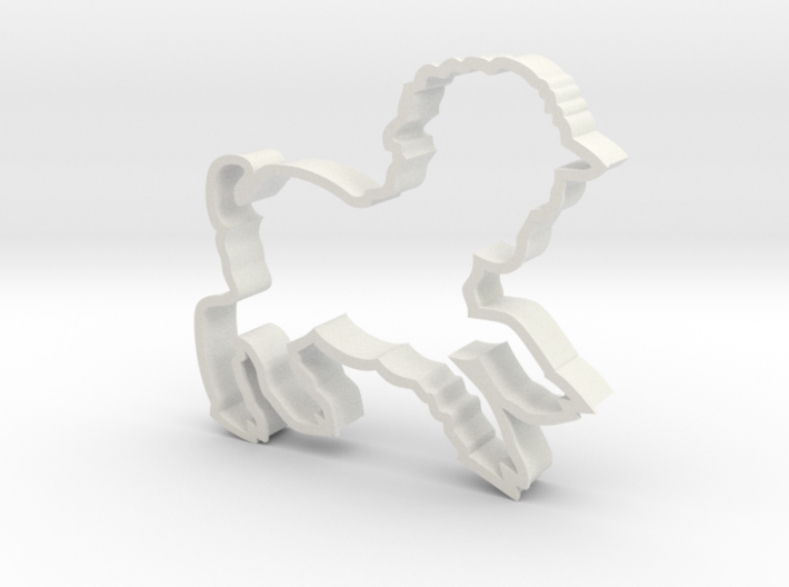 Large Lamb Cookie Cutter 3d printed