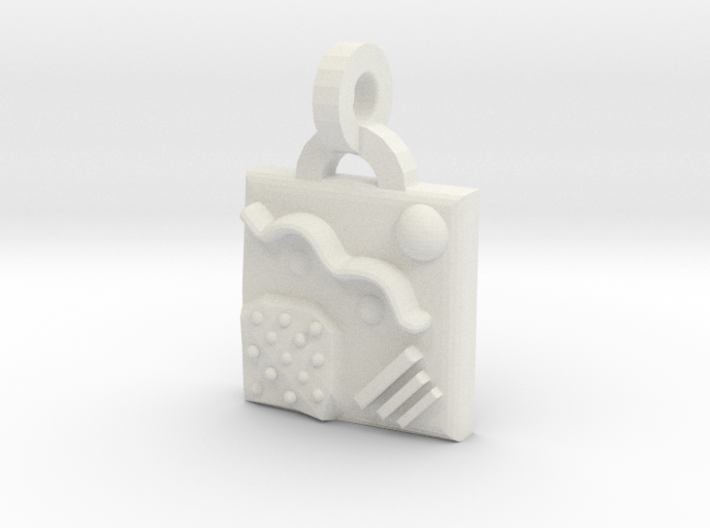Miscellany Pendant 3d printed 