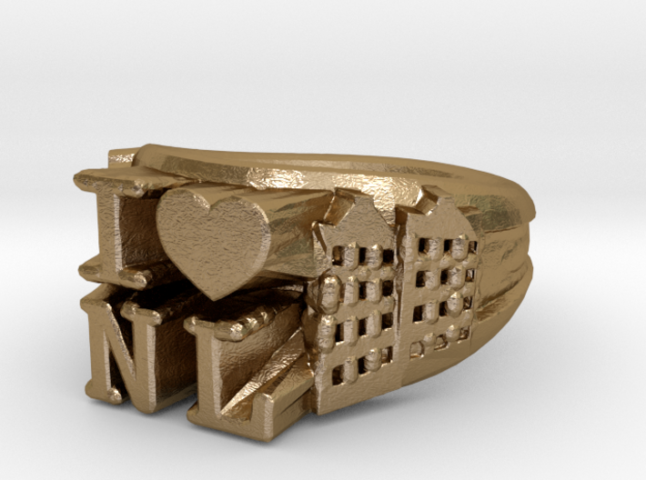 I Love Holland Ring D16 3d printed 