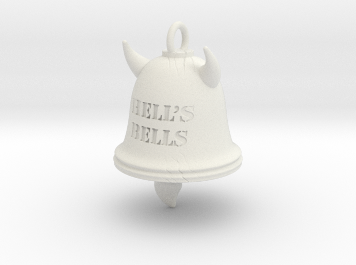 Hell's Bells Pendant 3d printed 