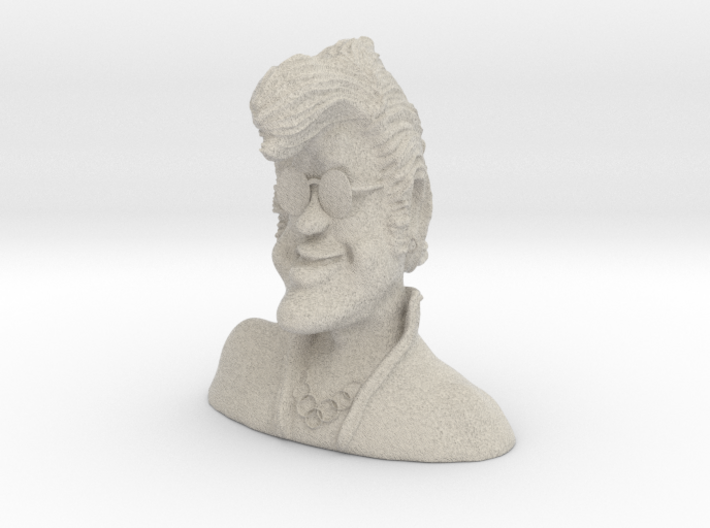 The Rock Star 3d printed 