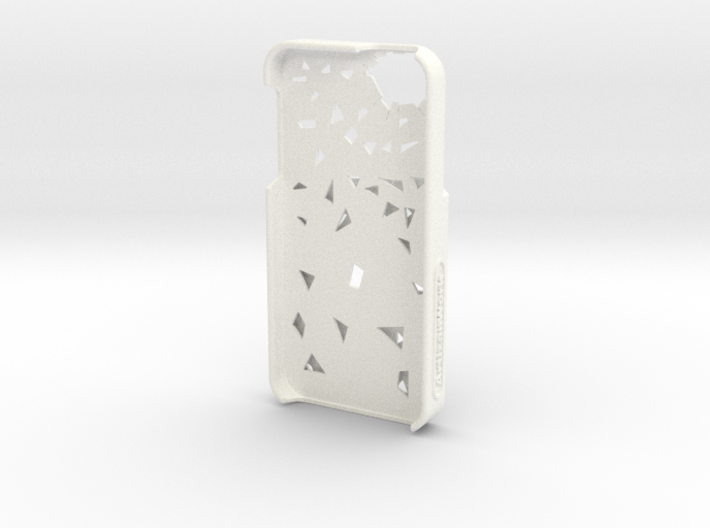 iPhone 5 - "Shattered" Case with Pocket 3d printed 