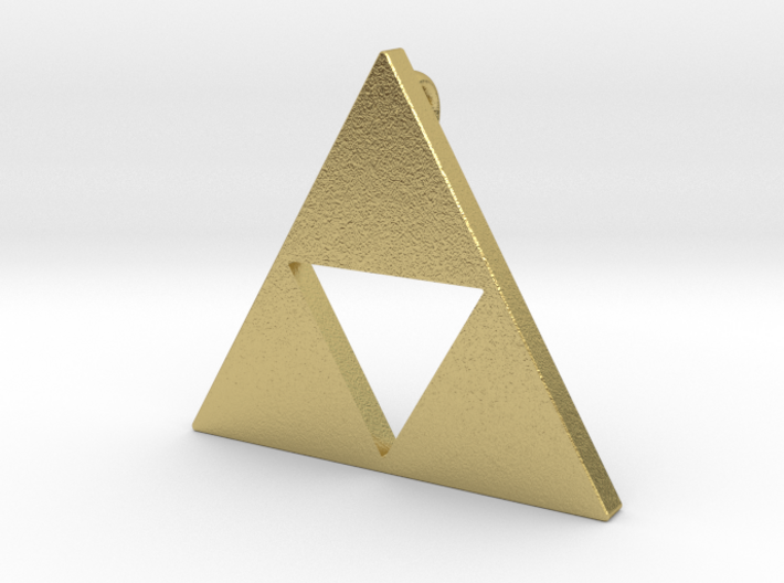 Zelda Triforce 3d printed 