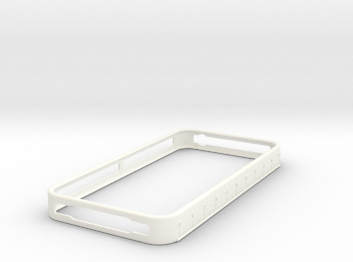 Ruler Bumper for iPhone 4   4s 3d printed 
