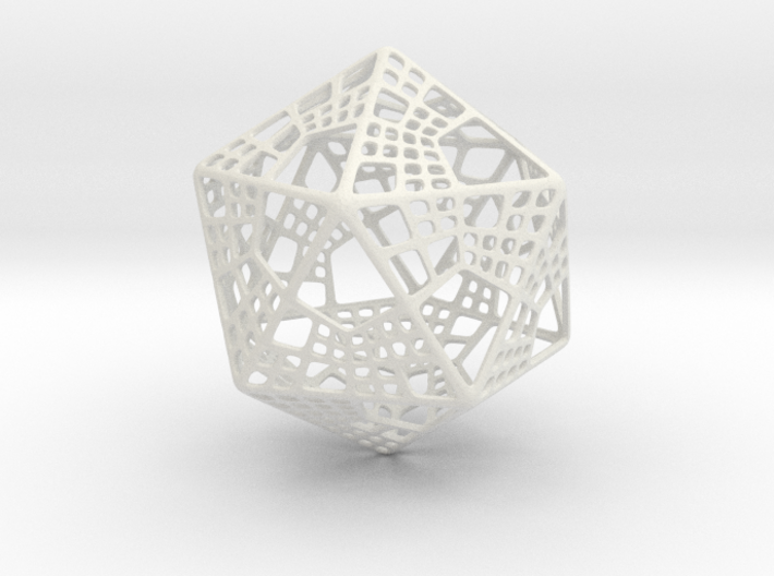 Like Fractal Subdivided Icosahedron 3d printed 