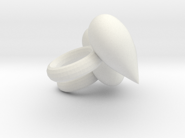 Sweetheart Ring 3d printed 