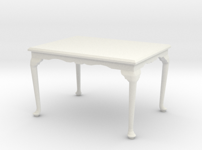 1:24 Queen Anne Dining Table, Medium 3d printed 