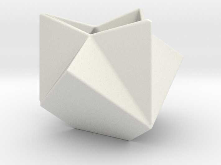 Ruba Rombic Cube Planter 3d printed 