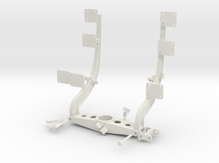 1:6 Scale HUEY Port Side Support Arms  3d printed 