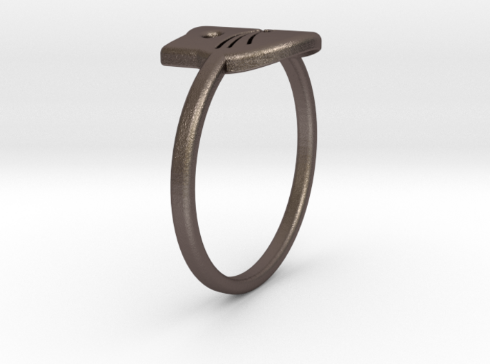 Meow Ring (Size 8) 3d printed 