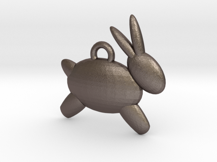 Bunny Pendant 3d printed 
