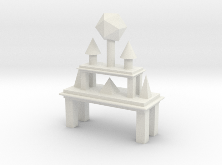 Platonic Altar 3d printed 