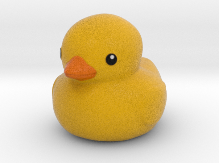 Yellow Duck 3d printed 