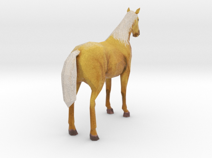 Horse Golden Palomino 3d printed 