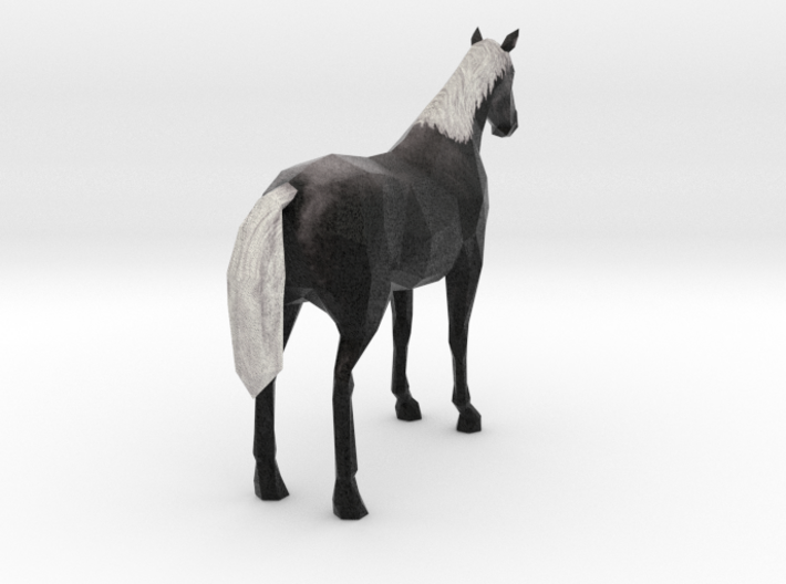 Horse Ultra Black Fancy 3d printed 