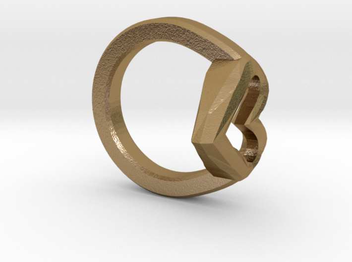 FLYHIGH: Open Heart Ring 19mm 3d printed 